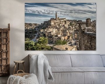 Die italienische Stadt Matera in der Basilikata Italien. von Ron van der Stappen