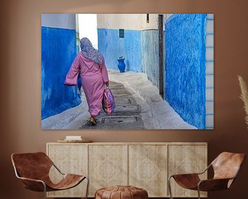 Ruelle bleue ( Maroc ) sur jacky weckx