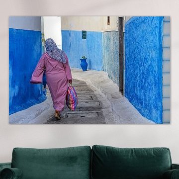 Blaue Gasse ( Marokko ) von jacky weckx