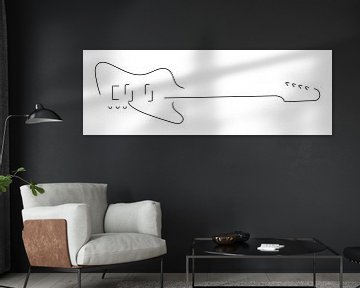 Bass-Silhouette (Donnervogel-Stil) von Drawn by Johan