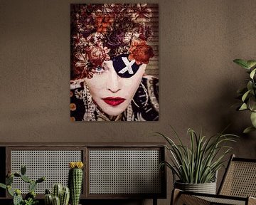Madonna Vintage-Flower van Helga fotosvanhelga