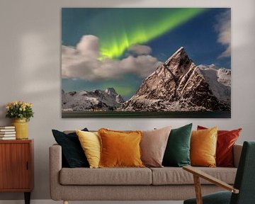 Nordlicht auf den Lofoten, Norwegen von Adelheid Smitt