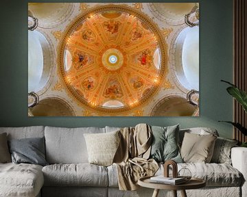 Ceiling of the Frauenkirche in Dresden by Henk Meijer Photography