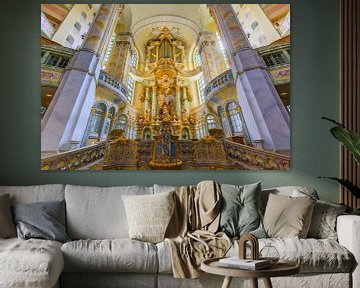 Die Orgel in der Frauenkirche in Dresden von Henk Meijer Photography