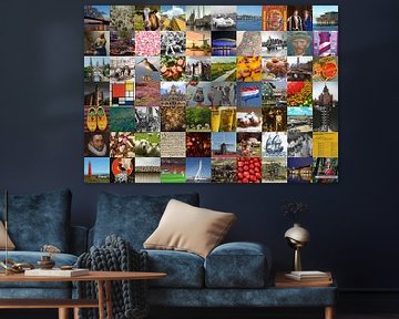 Typical Netherlands - collage of images of the country and history