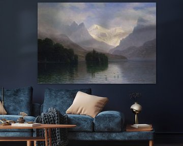 Albert Bierstadt~Berglandschap