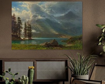 Albert Bierstadt~Scénario dans le Grand Teton