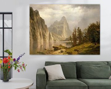 Albert Beerstadt~Rivière Merced, vallée du Yosemite