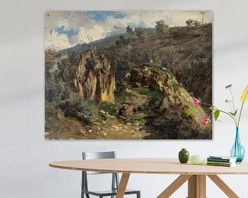 Paysage de Carlos de Haes-Stenen, Paysage antique