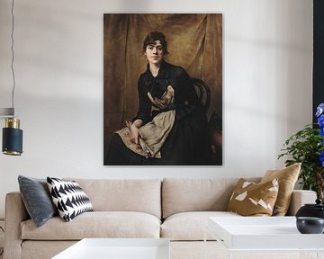 Anna Bilinska-Bohdanowicz~Sef-portret met een palet