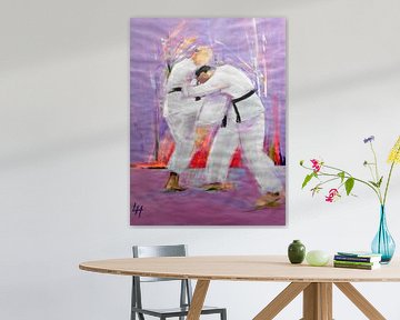 Karate - Hizageri von Lucia Hoogervorst