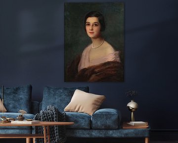 Cyprien Eugène Boulet~Portrait de Stella Alves de Lima à 20 ans