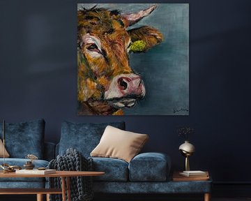 Kuh-Portrait V von Liesbeth Serlie