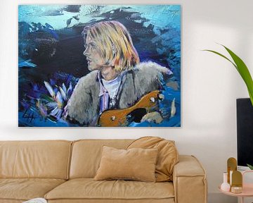 Kurt Cobain - Blue van Lucia Hoogervorst