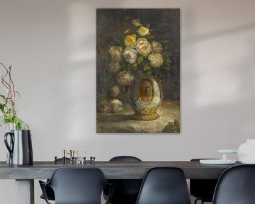 Huseyin Zekai Pasha~Still Life with Roses