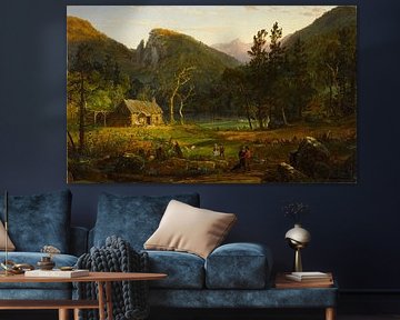 Jasper Francis Cropsey~Eagle Cliff, Franconia Notch, New Hampshire