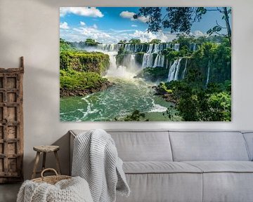 De beroemde Iguazu Watervallen in Zuid Amerika van Ivo de Rooij