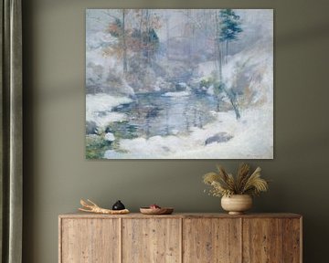 John Henry Twachtman~Harmonie van de winter