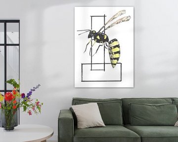 A wasp by Rob Eikenaar