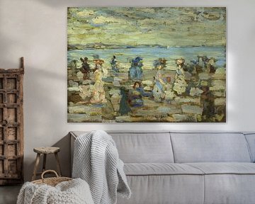 Maurice Brazil Prendergast~Strand Scène