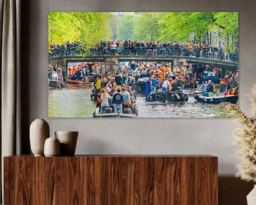 Koningsdag Amsterdam van Ivo de Rooij