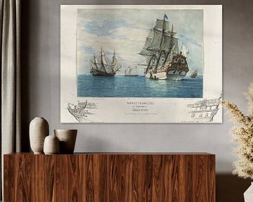 Rafael Monleón~Vroege 18e-eeuwse Franse schepen