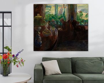 Thorvald Erichsen~Interior with the Painter Oluf Wold-Torne