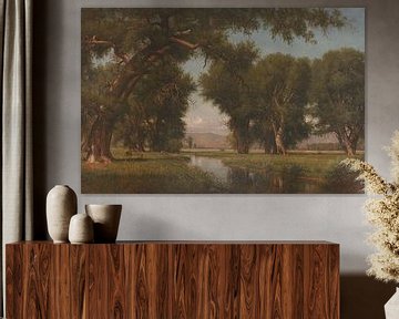 Worthington Whittredge-Het poeder van de rivier de Colorado verbergen