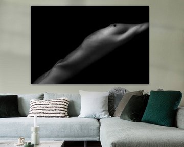 Bodyscape of a naked woman in Low-Key by Art By Dominic