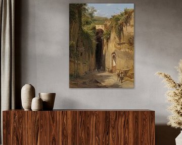 Antonie Sminck Pitloo-De Grotto van Posillipo in Napels