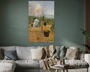 Joaquim de Miró y Argenter-Het oogsten van Malvasia