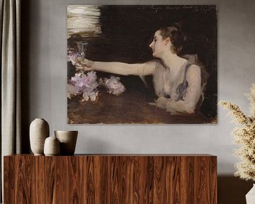 John Singer Sargent-Madame Gautreau drinkt een toast