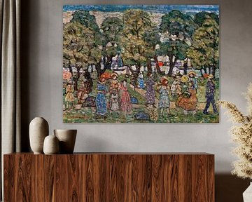 Maurice Prendergast-Onder de bomen
