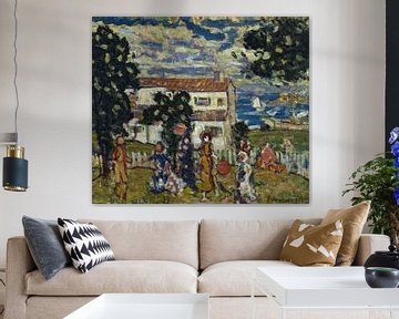 Maurice Prendergast-New England Village