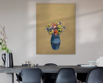 Odilon Redon-Vase van bloemen