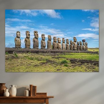 15 beelden op Paaseiland