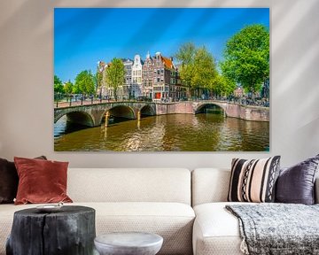 the Keizersgracht and the Leidsegracht by Ivo de Rooij
