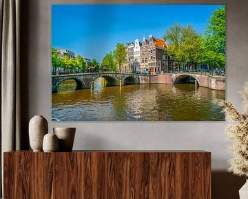 die Keizersgracht und die Leidsegracht von Ivo de Rooij