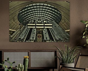Canary Wharf Metro station (Underground) van Jeffrey Steenbergen