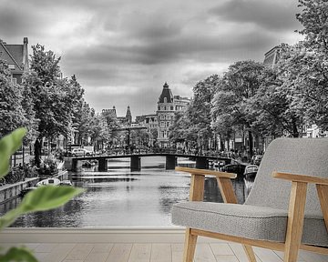 de Kloveniersburgwal in Amsterdam van Ivo de Rooij