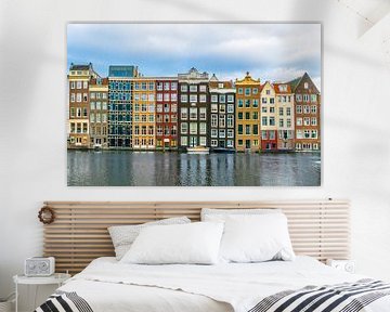 canal houses on the Rokin by Ivo de Rooij