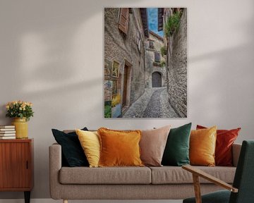Alte verlassene Straße in Italien von Karin vd Waal