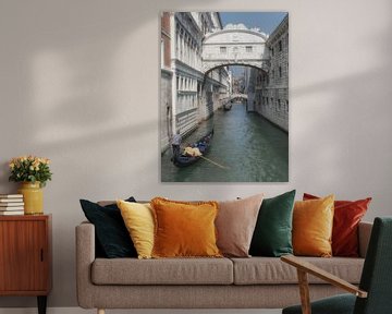 Canal à Venise sur Karin vd Waal