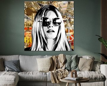 Brigitte Bardot- 'Sixties' van Jole Art (Annejole Jacobs - de Jongh)