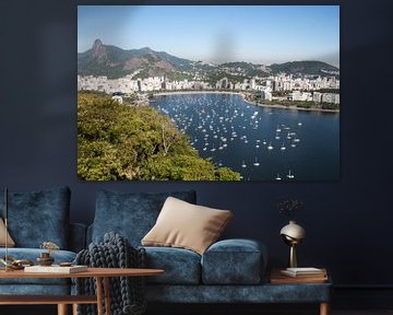 De baai van Botafogo, Rio de Janeiro van Martijn Mureau
