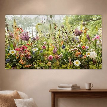 Flower work in the park by Paul Heijmink