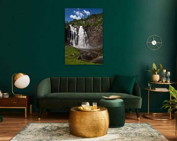 Wasserfall Skjervsfossen, Norwegen von Adelheid Smitt