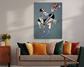 Een zwevende figuur, Wassily Kandinsky