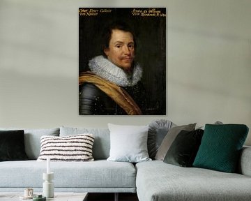 Portret van Ernst Casimir, graaf van Nassau-Dietz, Michiel Jansz. van Mierevelt