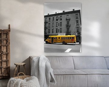 Schoolbus in New York van Gert-Jan Siesling